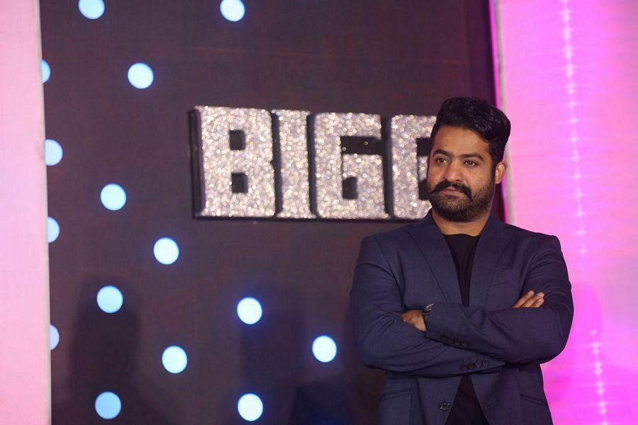 Jr NTR at Big Boss Show Launch Press Meet Photos