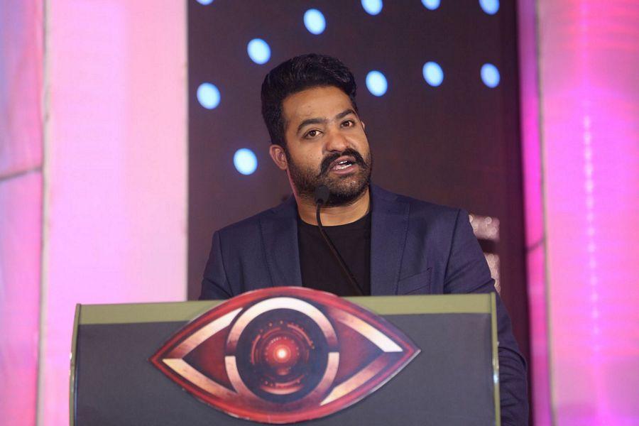 Jr NTR at Big Boss Show Launch Press Meet Photos