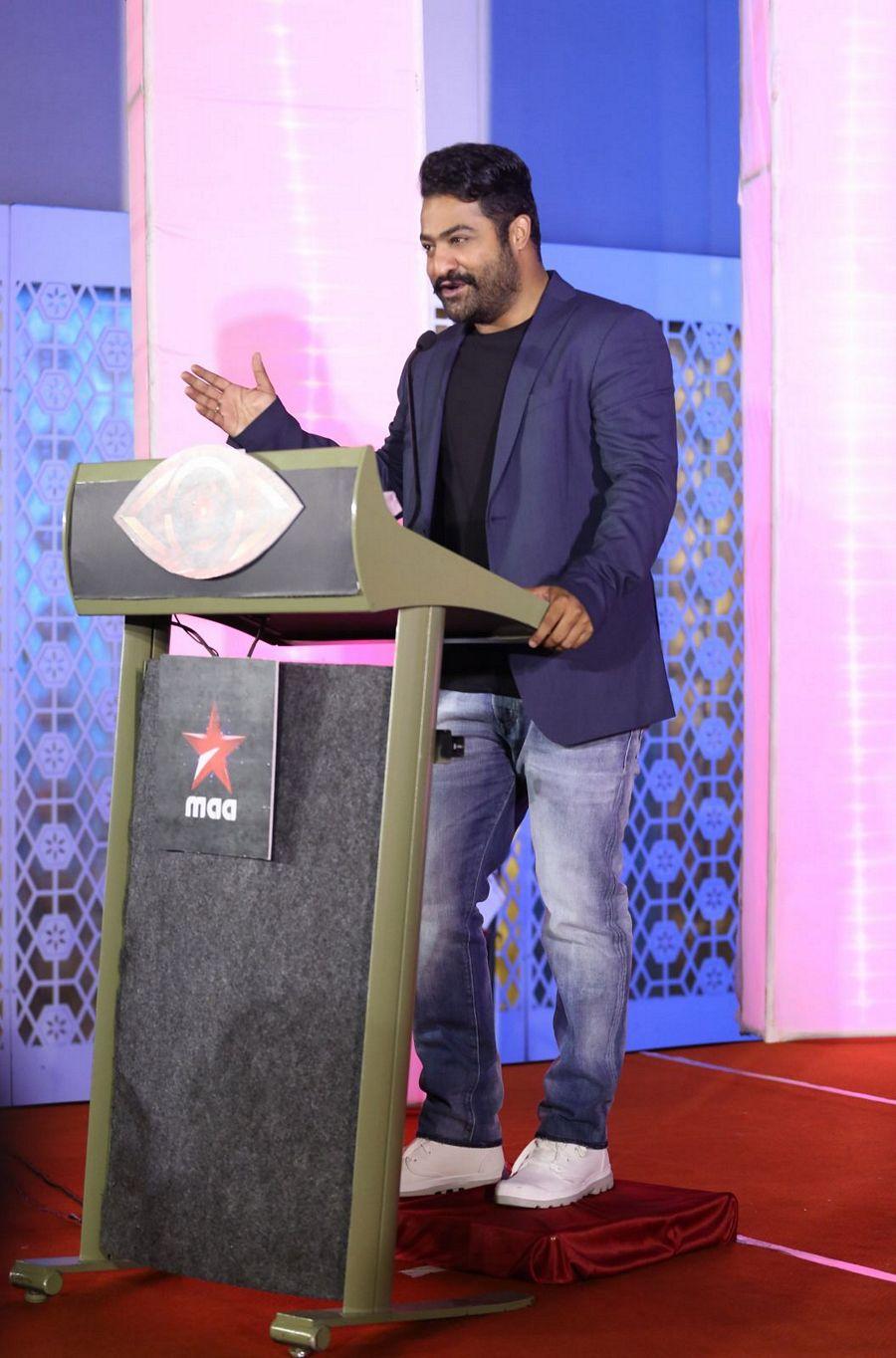 Jr NTR at Big Boss Show Launch Press Meet Photos