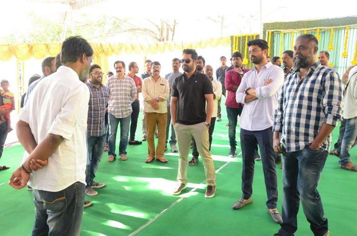 Jr NTR at Kalyan Ram New Movie Opening Photos