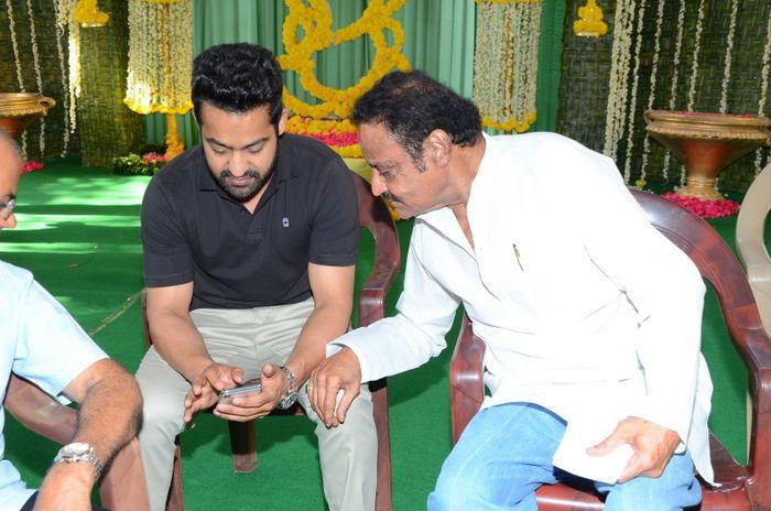 Jr NTR at Kalyan Ram New Movie Opening Photos