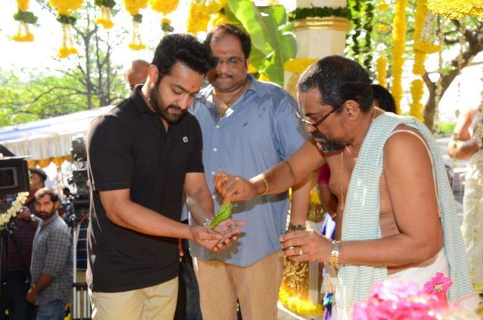 Jr NTR at Kalyan Ram New Movie Opening Photos