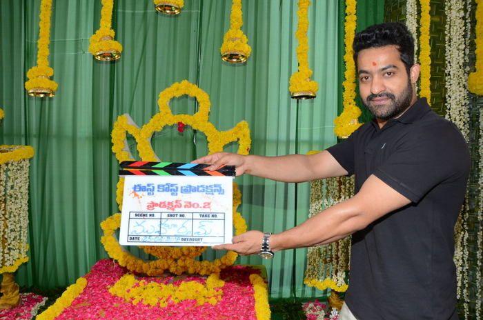 Jr NTR at Kalyan Ram New Movie Opening Photos