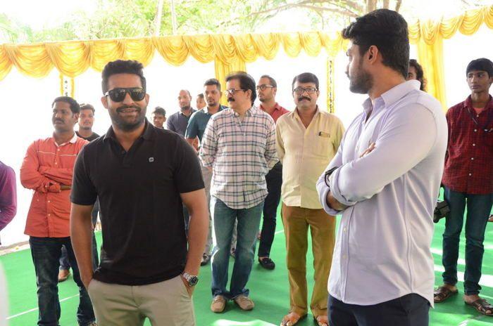 Jr NTR at Kalyan Ram New Movie Opening Photos