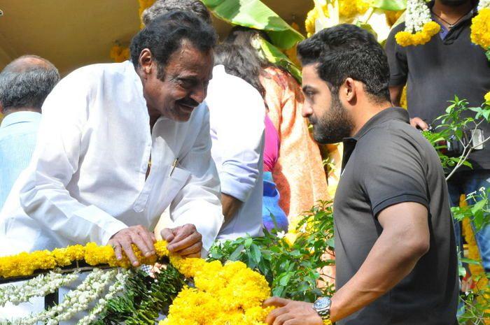 Jr NTR at Kalyan Ram New Movie Opening Photos