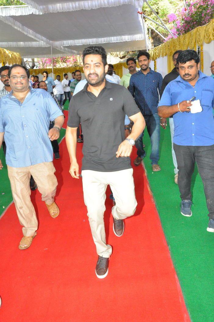 Jr NTR at Kalyan Ram New Movie Opening Photos