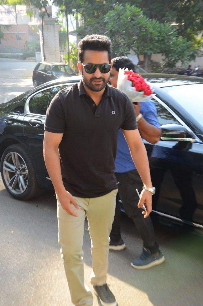 Jr NTR at Kalyan Ram New Movie Opening Photos