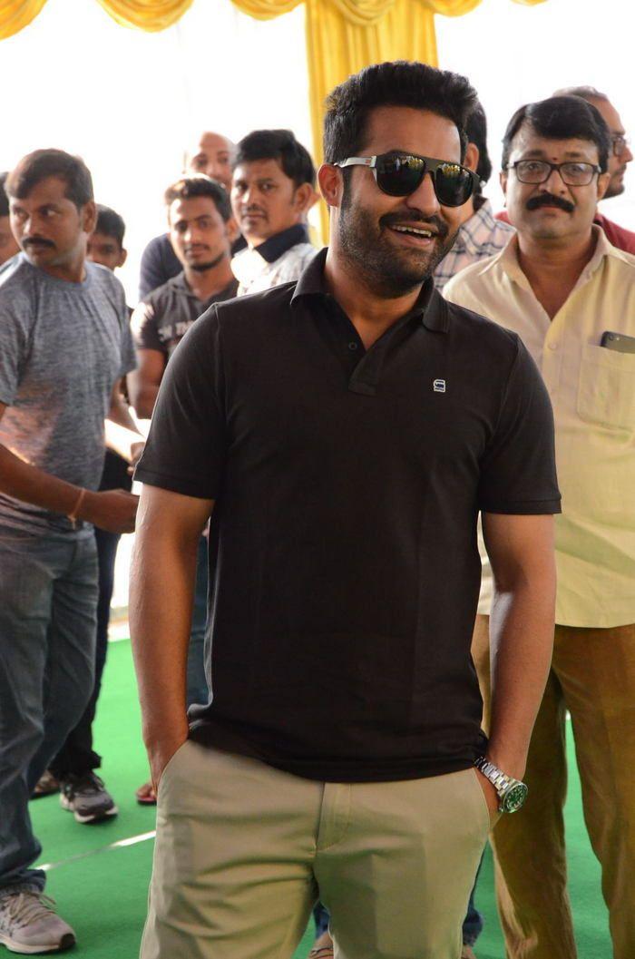 Jr NTR at Kalyan Ram New Movie Opening Photos