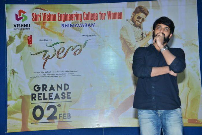 Naga Shourya promotes Chalo Movie Photos