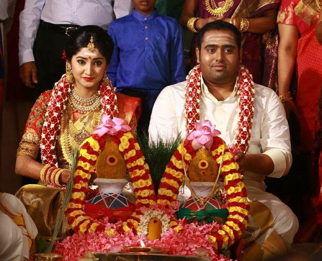 Producer Abinesh Elangovan & Nandhini Wedding Photos