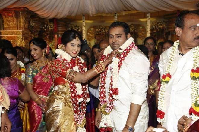 Producer Abinesh Elangovan & Nandhini Wedding Photos