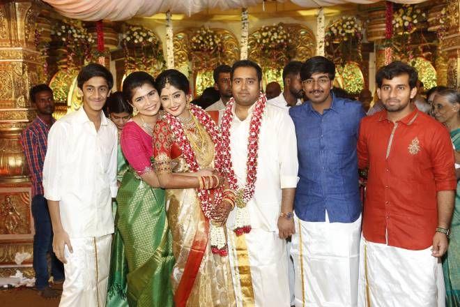 Producer Abinesh Elangovan & Nandhini Wedding Photos