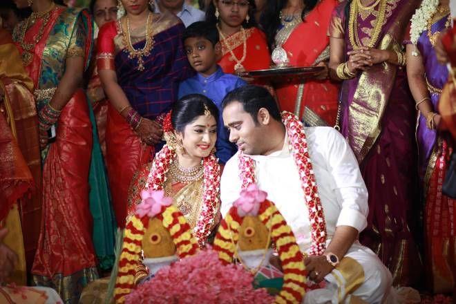 Producer Abinesh Elangovan & Nandhini Wedding Photos