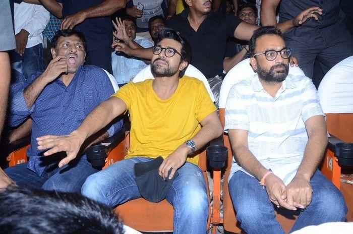Ram Charan Watches Rangasthalam at Sudarshan Theater