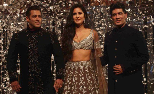 Salman Khan & Katrina Kaif dazzle on ramp for Manish Malhotra