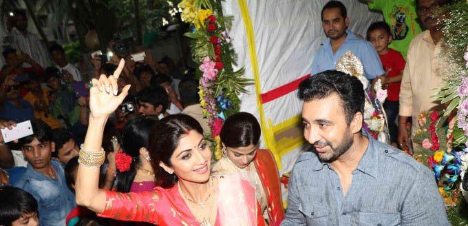 Shilpa Shetty's Ganesh Visarjan 2016 Photos