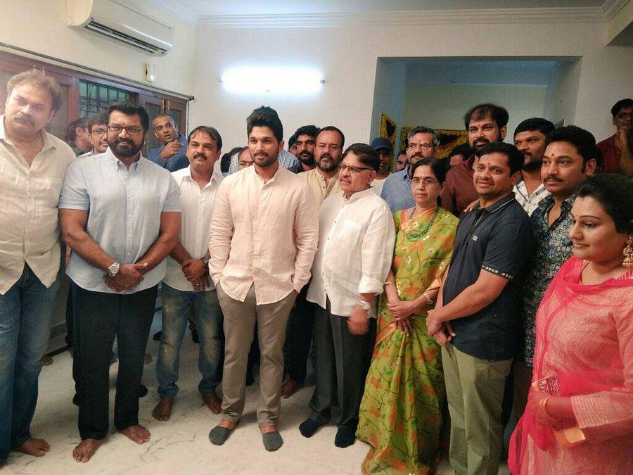 Stylishstar Allu Arjun & Vakkantham Vamsi's New film launched Photos