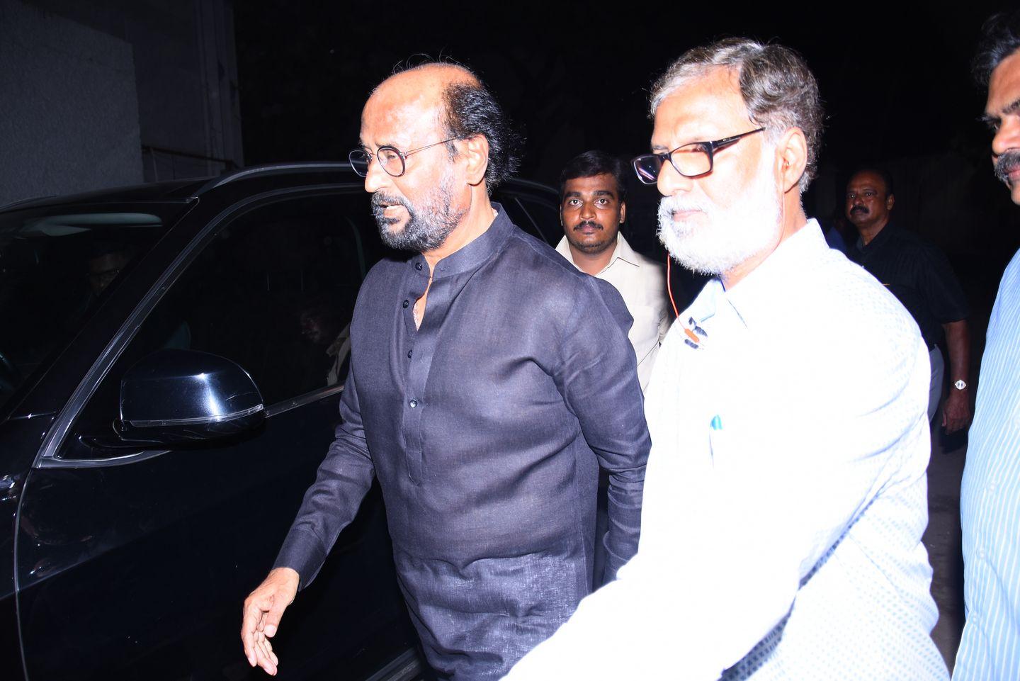 Superstar Rajinikanth Pays Homage To Kalaignar Karunanidhi With Memorial Gathering Photos