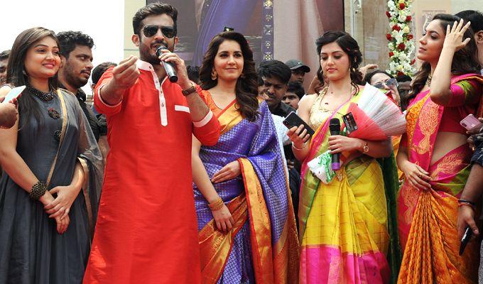 Telugu Actresses Launched GV Shopping Mall in Eluru Photos