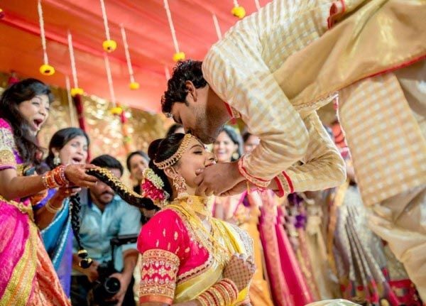 Varun Sandesh and Vithika Sheru Marriage Photos