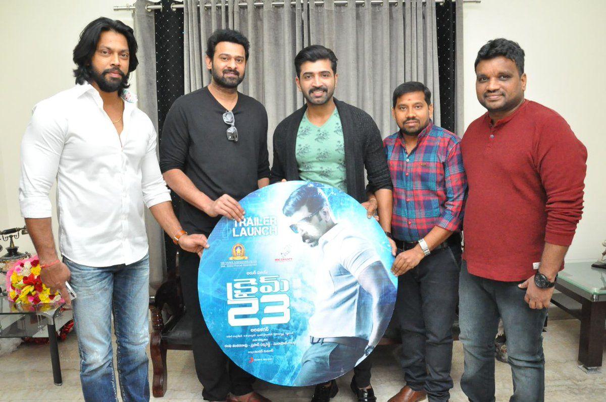 Young Rebel Star Prabhas Launched the Trailer of Crime 23