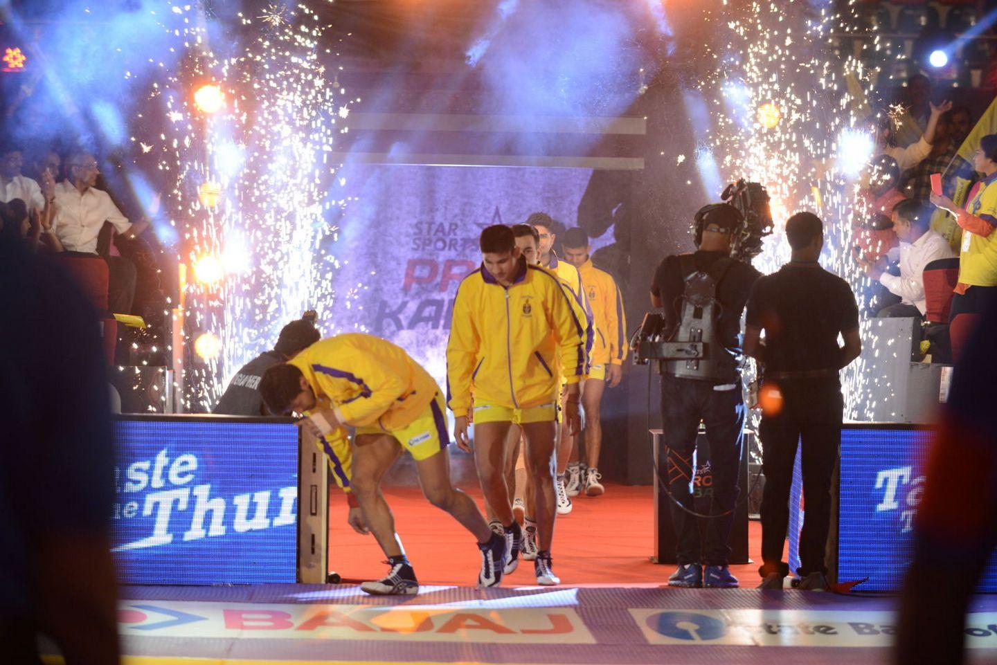 Allu Arjun Family at PRO Kabaddi League Match Photos