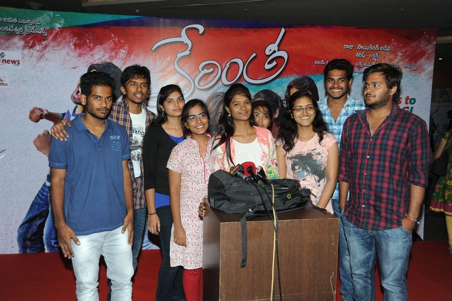 Celebs At Kerintha Movie Premier Show Photos