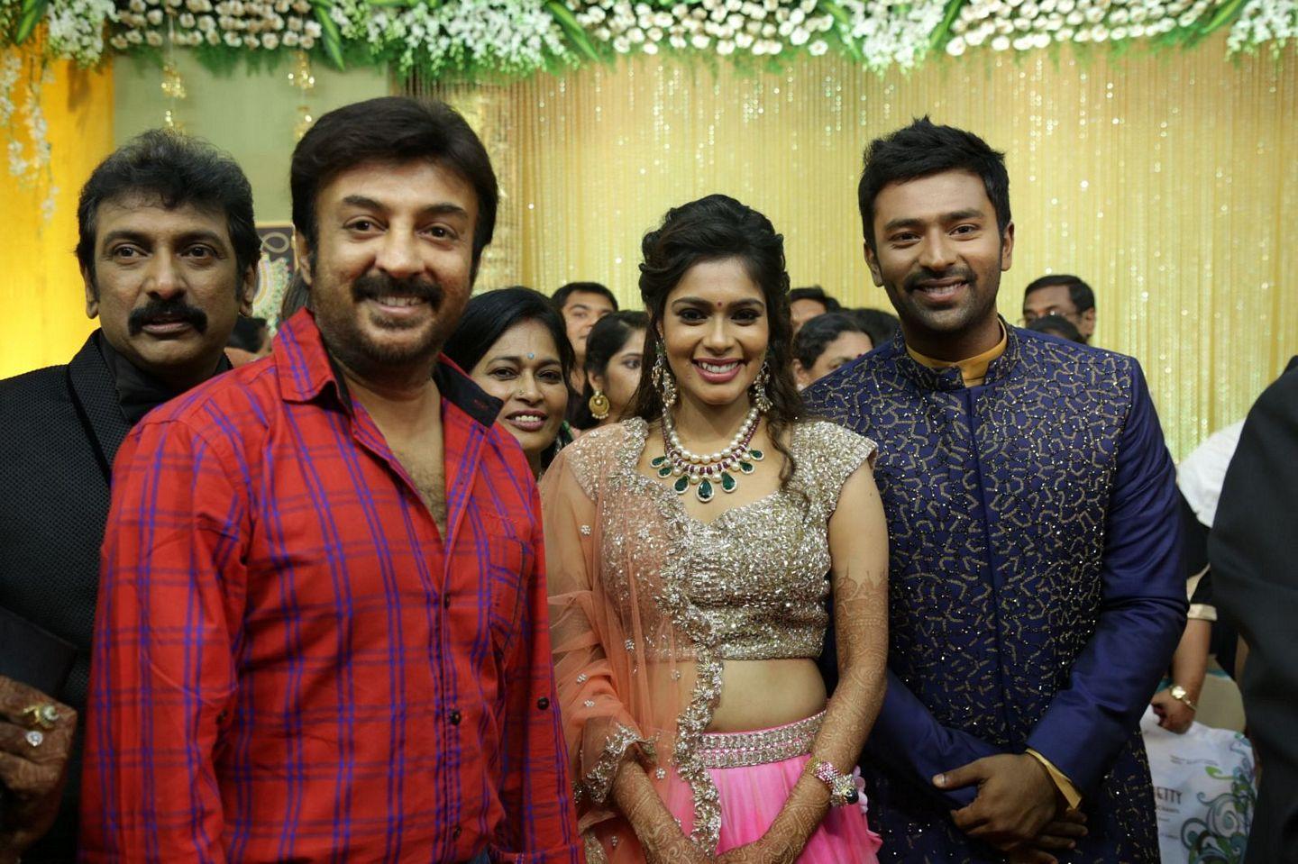 Celebs at Shanthanu Keerthi Wedding Reception Photos