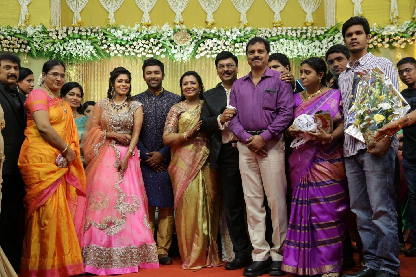 Celebs at Shanthanu Keerthi Wedding Reception Photos