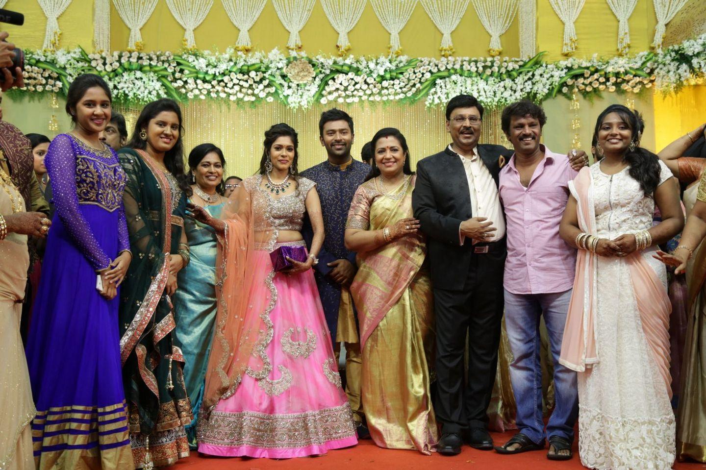 Celebs at Shanthanu Keerthi Wedding Reception Photos