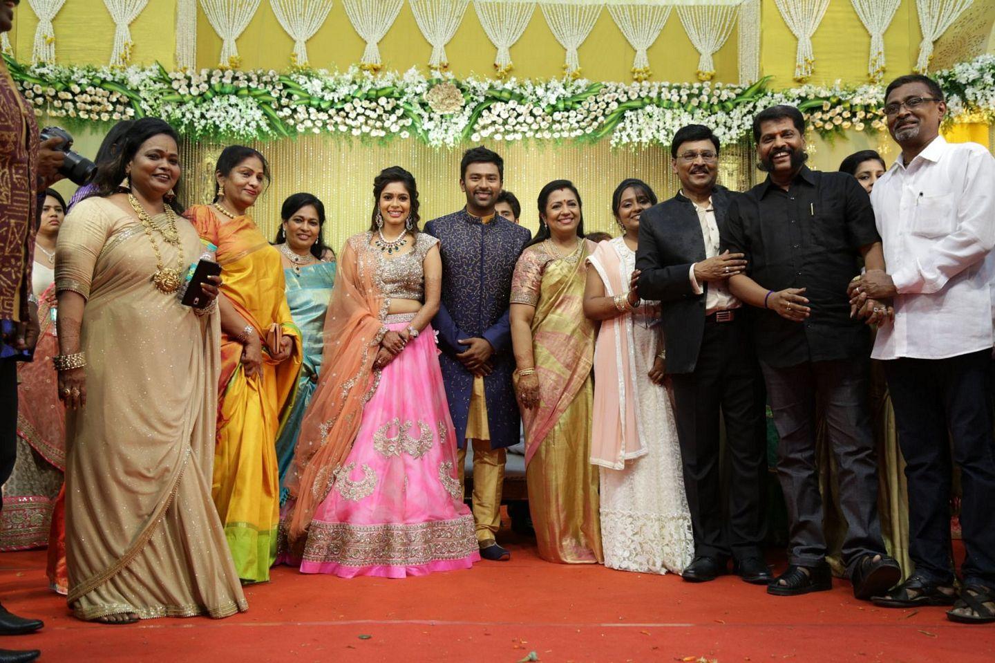 Celebs at Shanthanu Keerthi Wedding Reception Photos