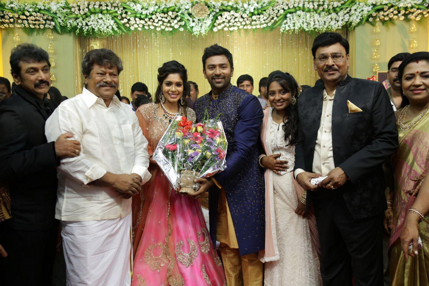 Celebs at Shanthanu Keerthi Wedding Reception Photos