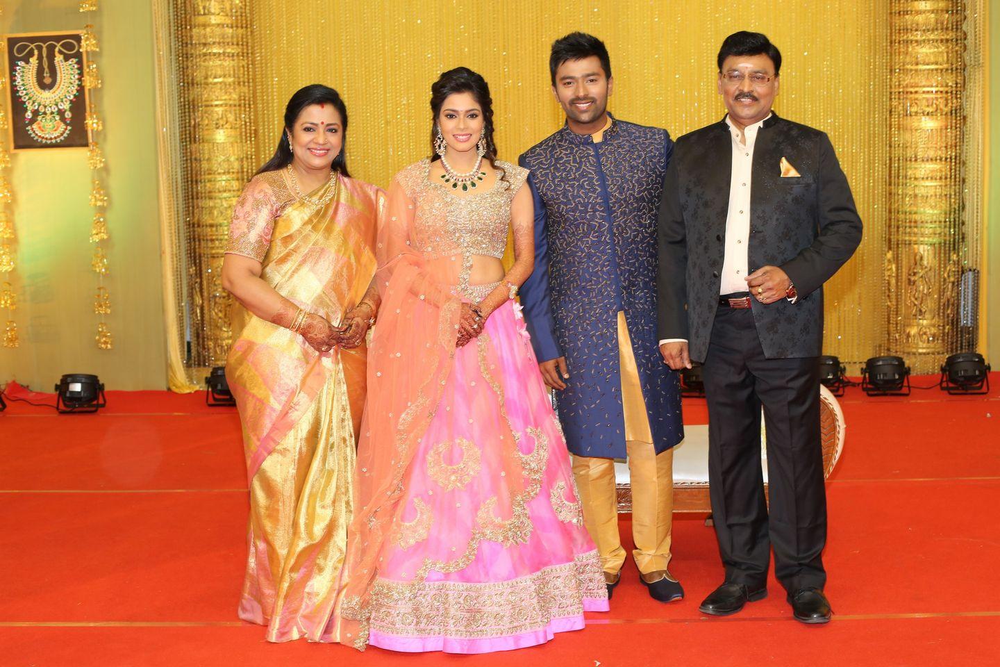 Celebs at Shanthanu Keerthi Wedding Reception Photos