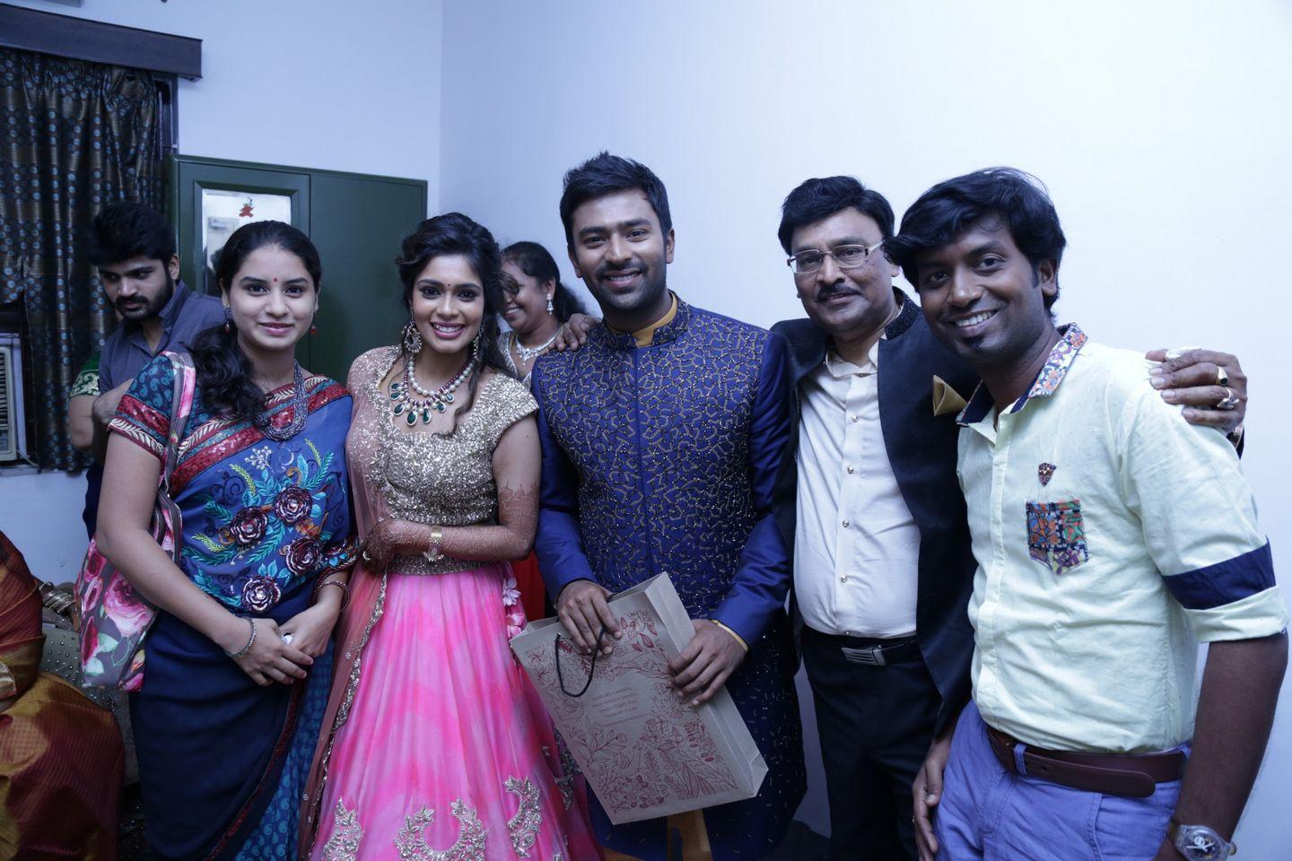 Celebs at Shanthanu Keerthi Wedding Reception Photos