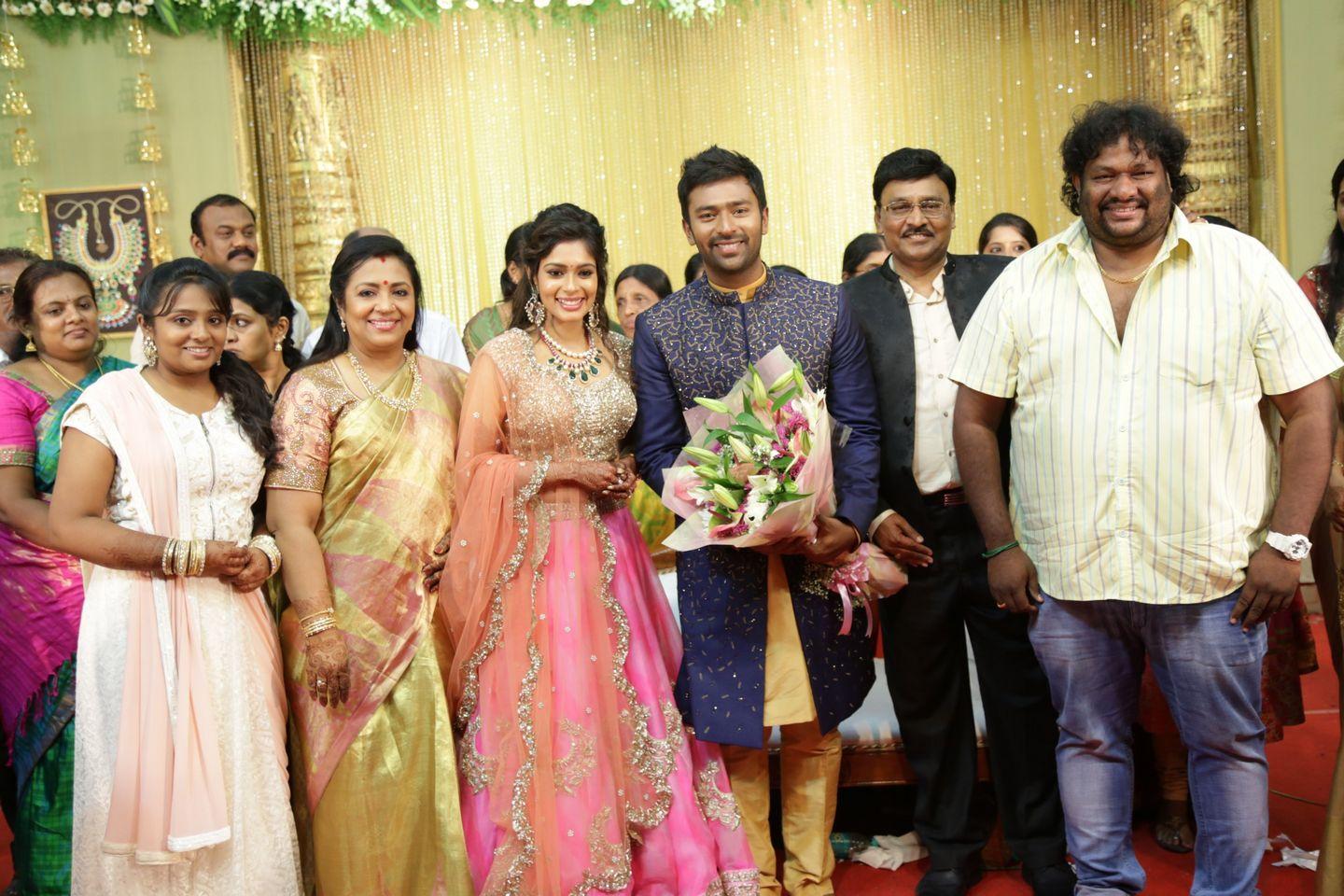 Celebs at Shanthanu Keerthi Wedding Reception Photos