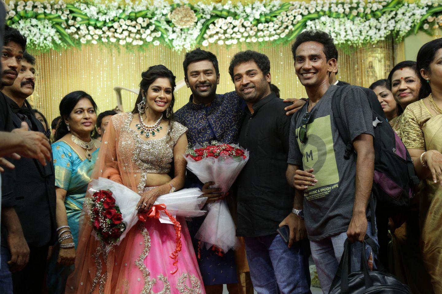 Celebs at Shanthanu Keerthi Wedding Reception Photos