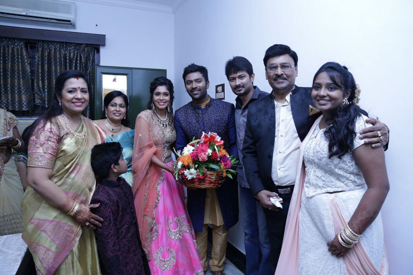 Celebs at Shanthanu Keerthi Wedding Reception Photos