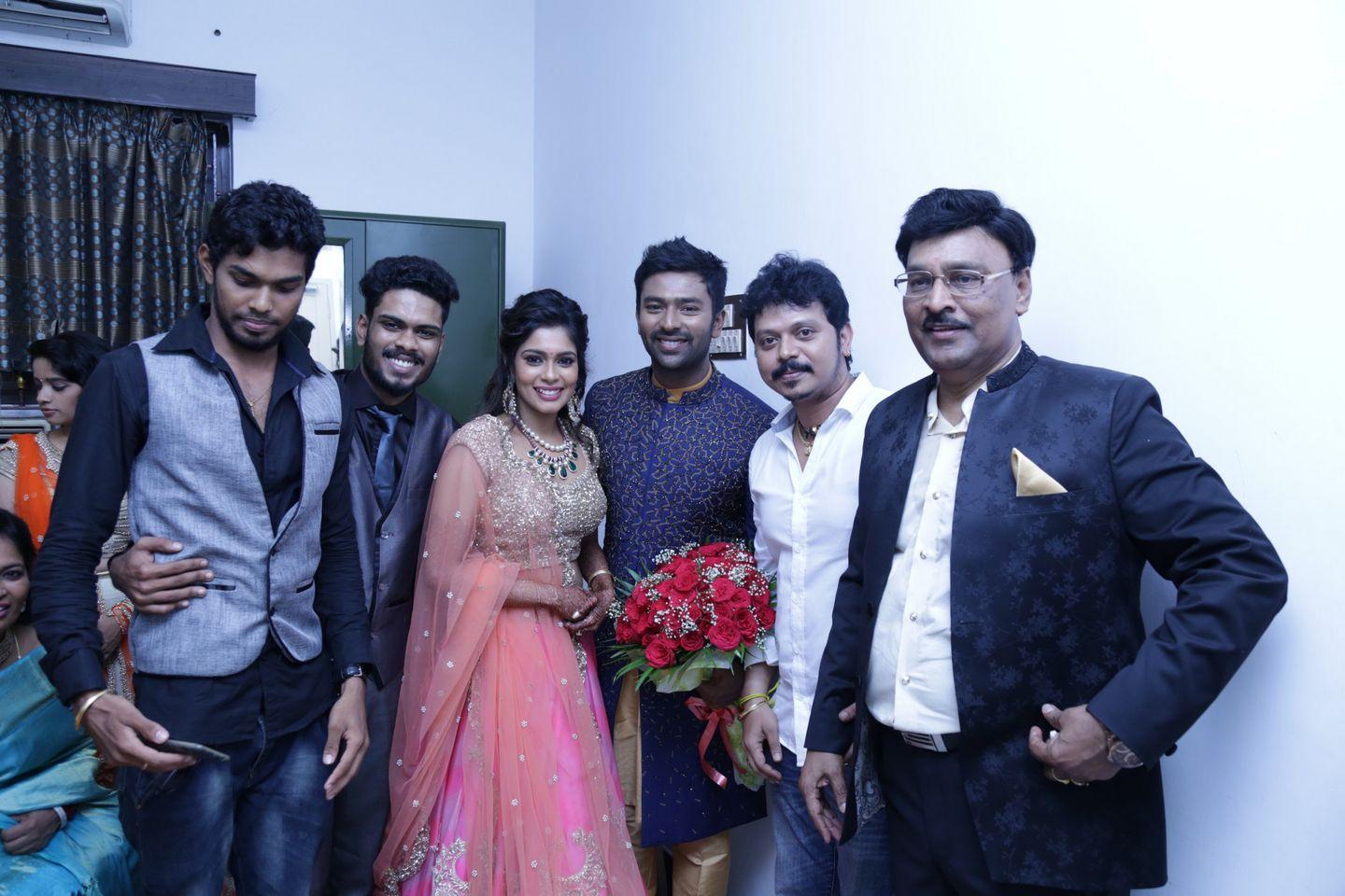 Celebs at Shanthanu Keerthi Wedding Reception Photos