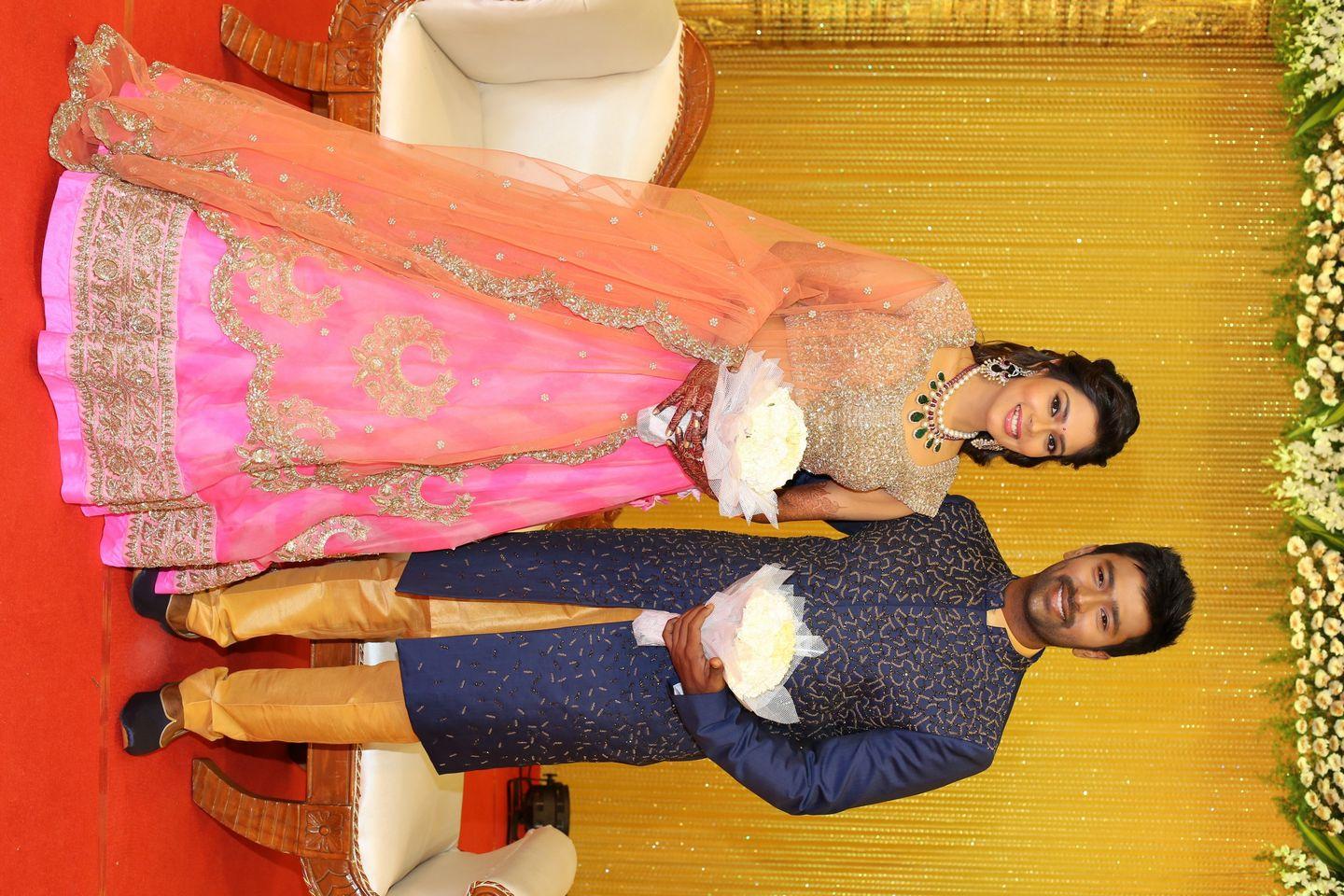 Celebs at Shanthanu Keerthi Wedding Reception Photos