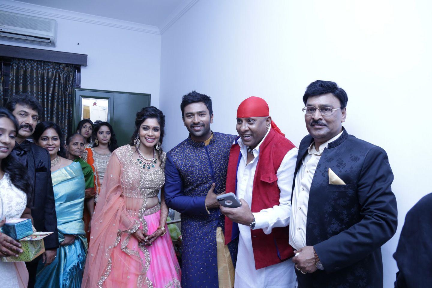 Celebs at Shanthanu Keerthi Wedding Reception Photos