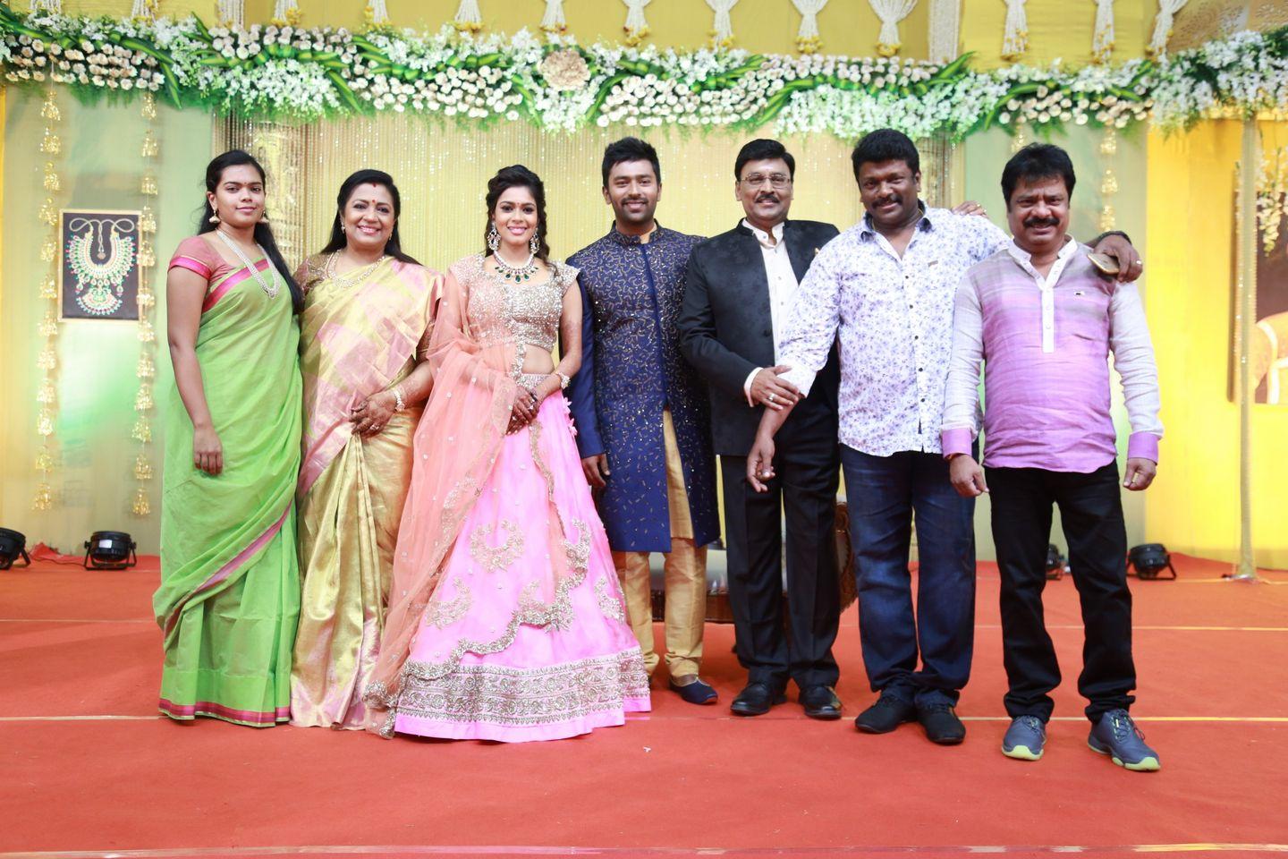 Celebs at Shanthanu Keerthi Wedding Reception Photos