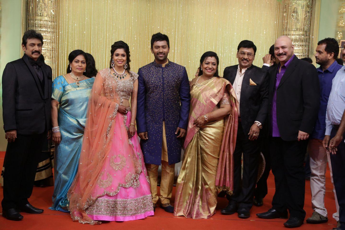 Celebs at Shanthanu Keerthi Wedding Reception Photos