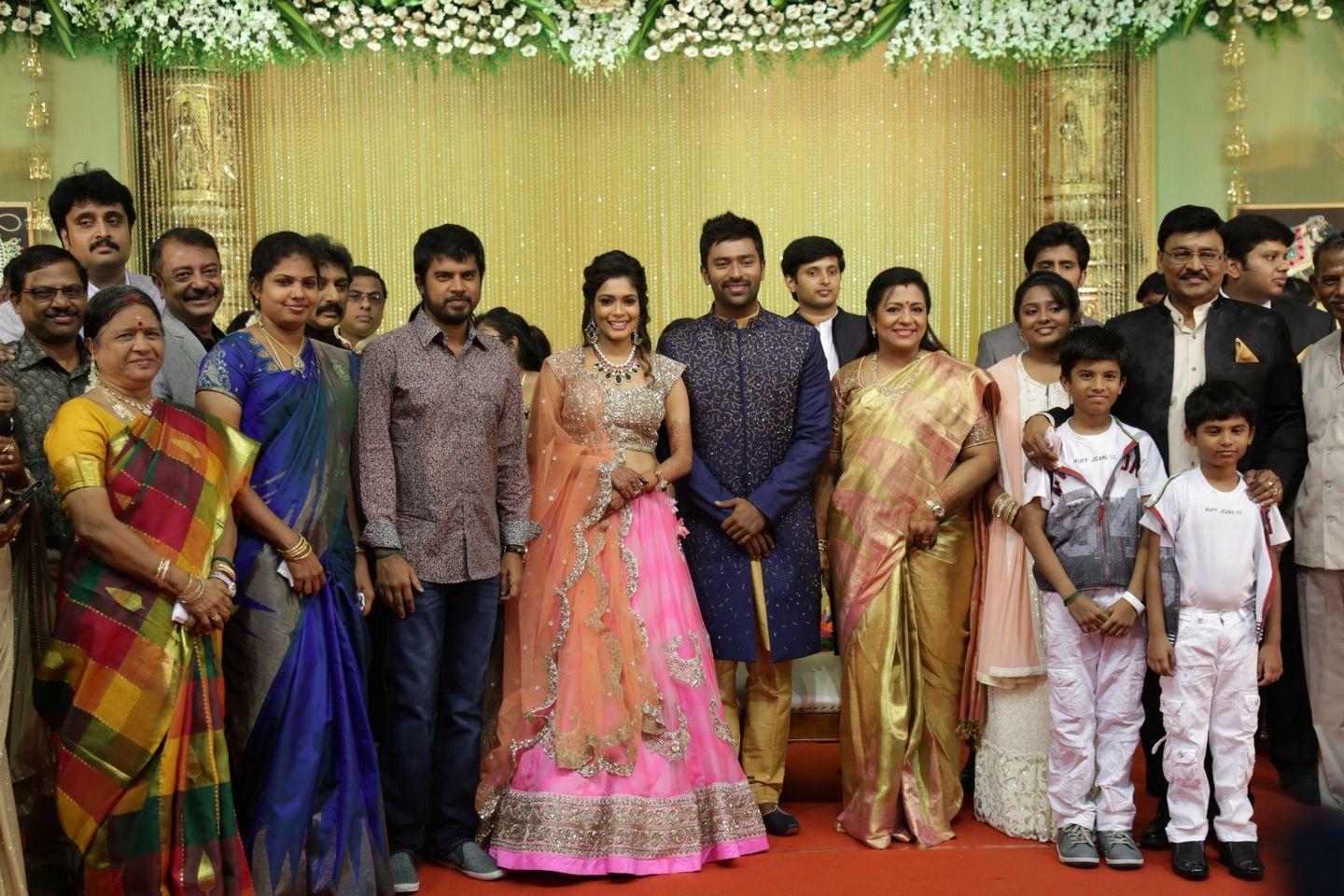 Celebs at Shanthanu Keerthi Wedding Reception Photos