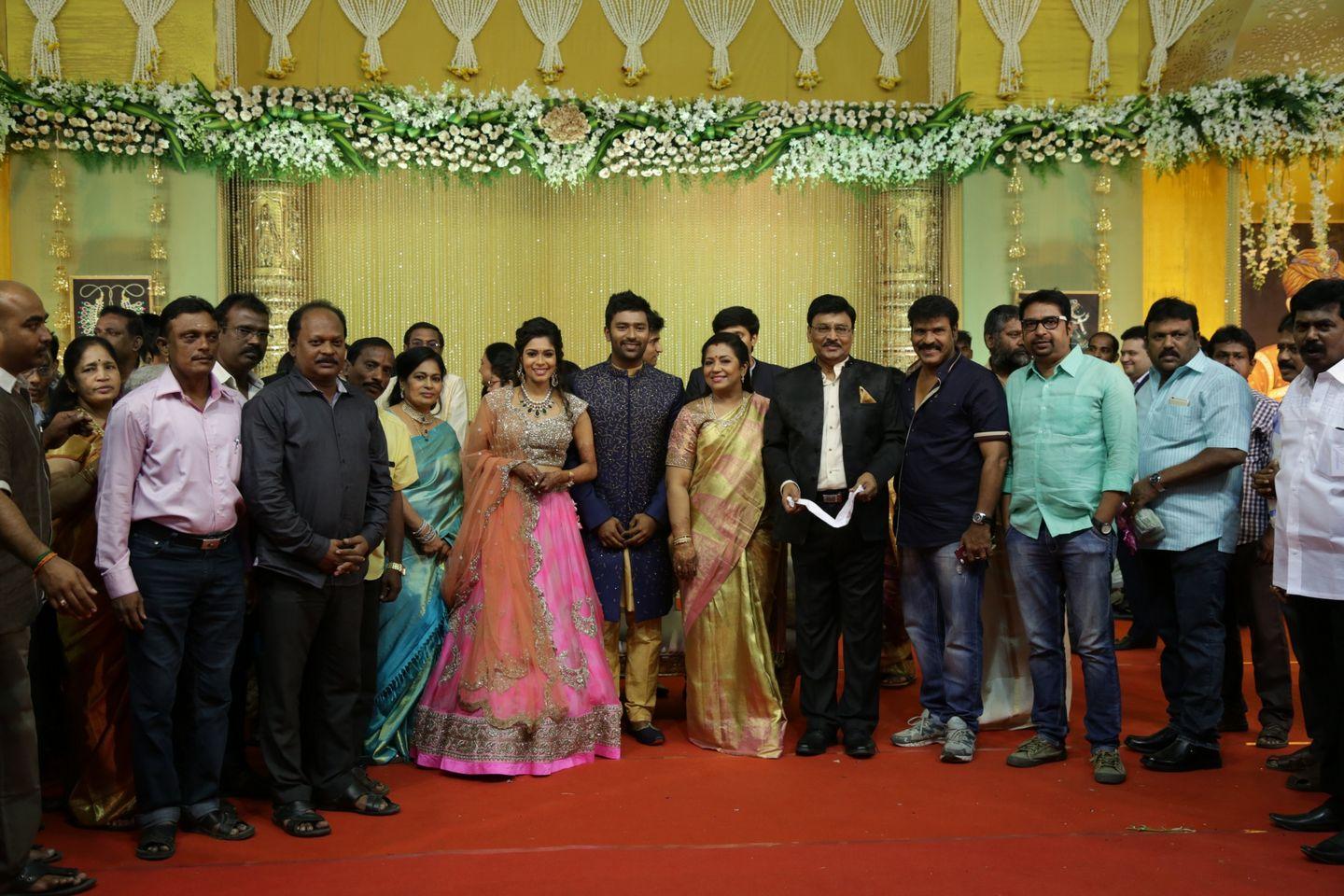 Celebs at Shanthanu Keerthi Wedding Reception Photos