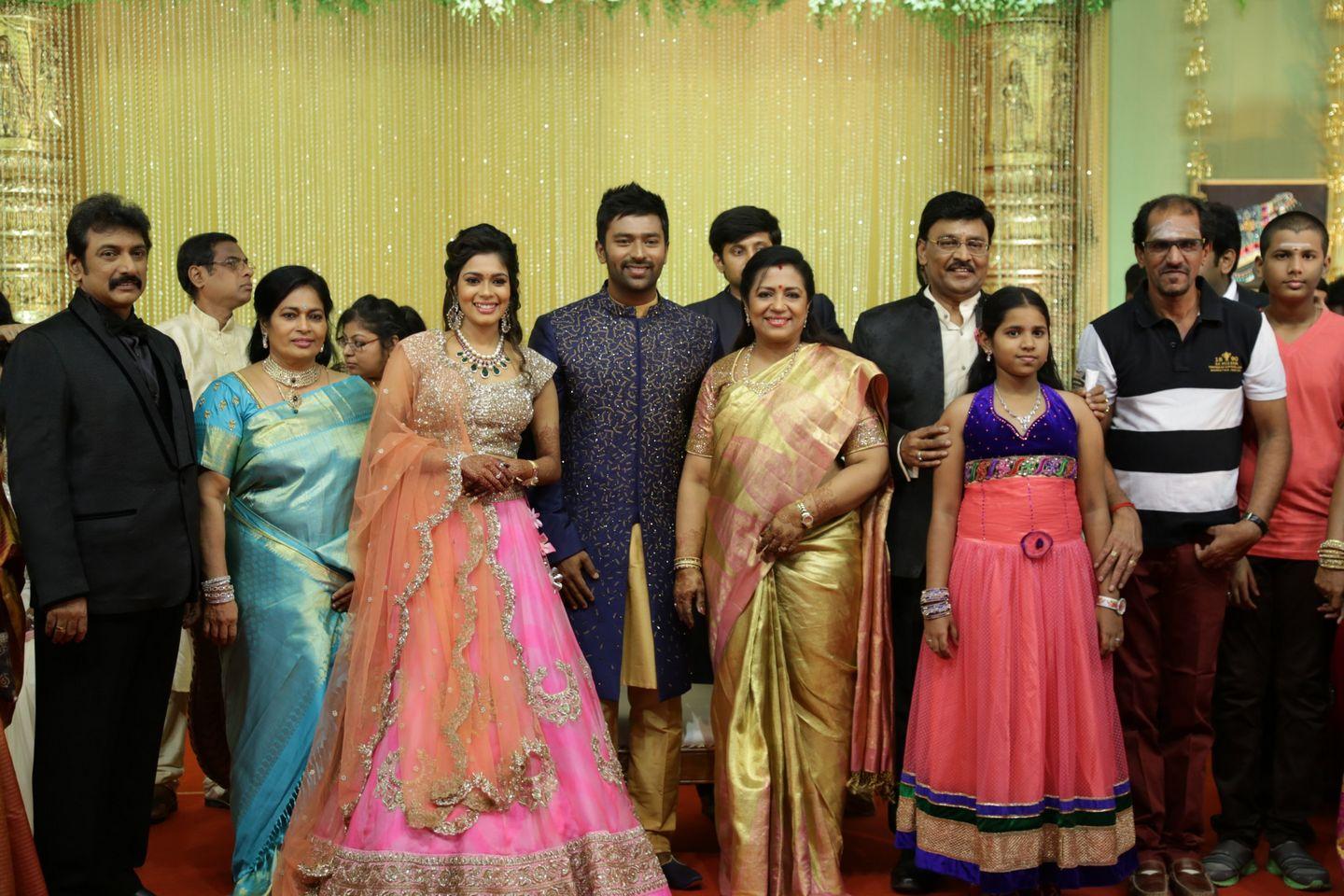 Celebs at Shanthanu Keerthi Wedding Reception Photos