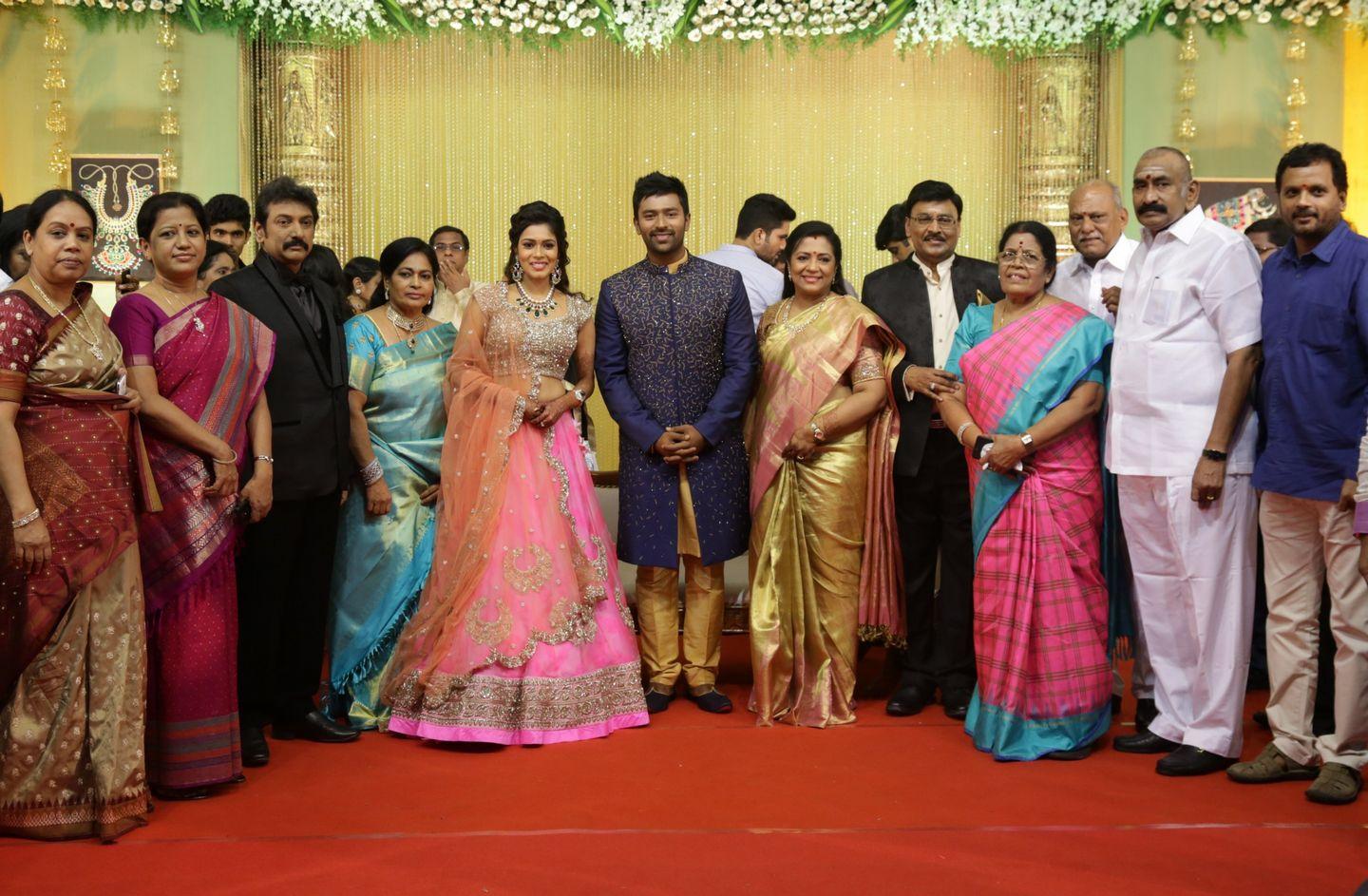 Celebs at Shanthanu Keerthi Wedding Reception Photos