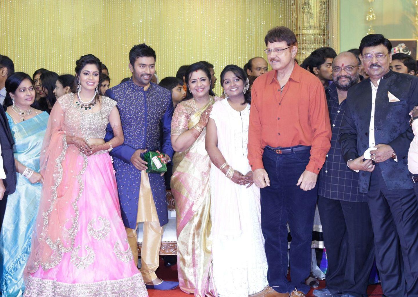 Celebs at Shanthanu Keerthi Wedding Reception Photos