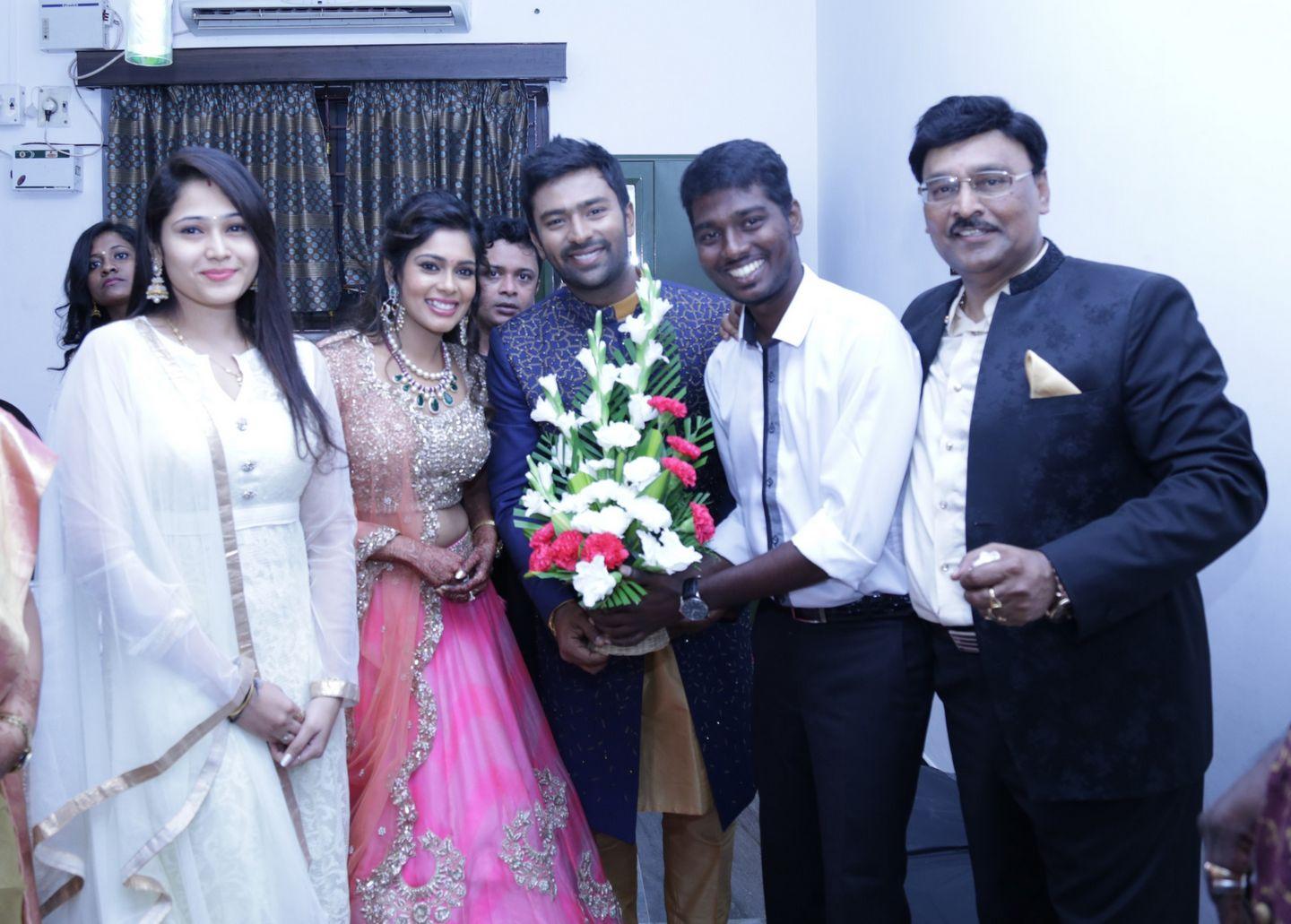 Celebs at Shanthanu Keerthi Wedding Reception Photos