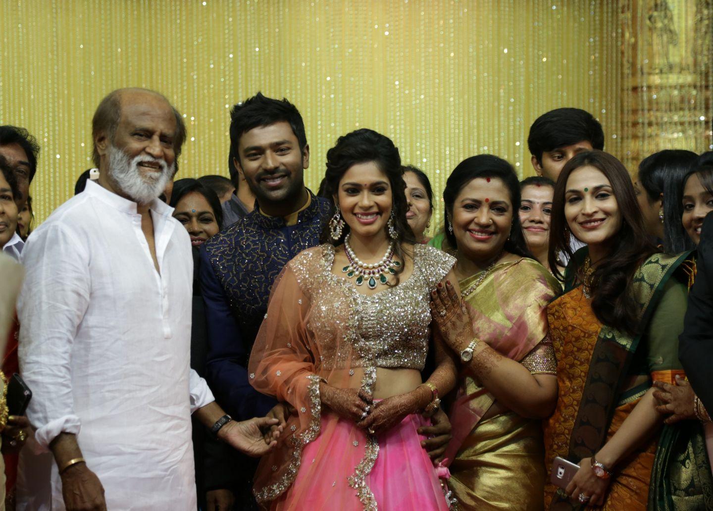 Celebs at Shanthanu Keerthi Wedding Reception Photos