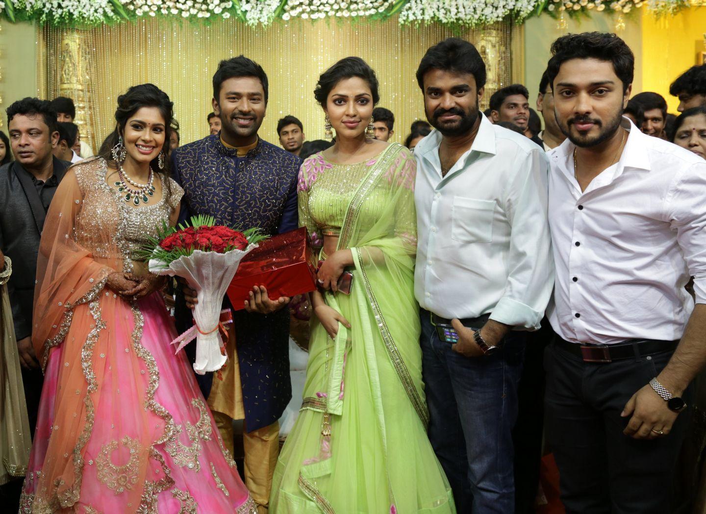 Celebs at Shanthanu Keerthi Wedding Reception Photos